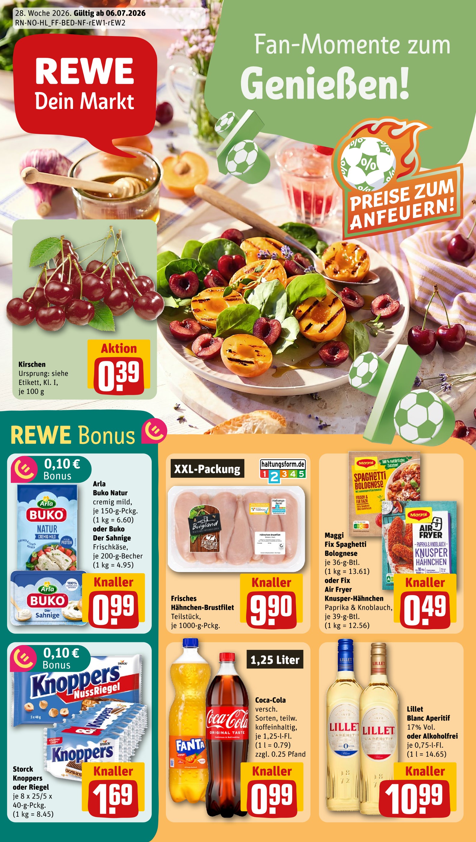 REWE Prospekt mit 32 Seiten (Breitenberg, Steinburg)